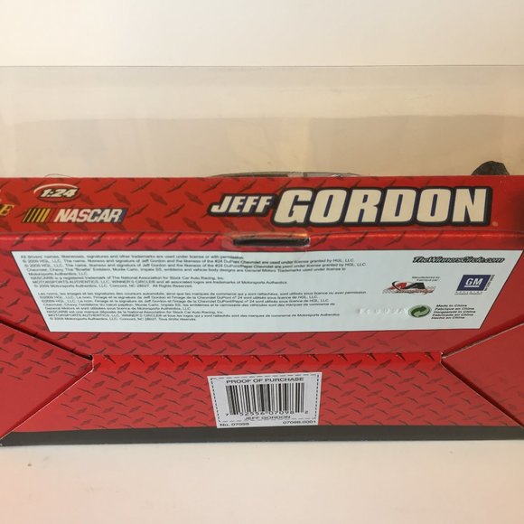 Winners Circle 1:24 NASCAR Jeff Gordon # 24 Chevy Impala SS Die-Cast Replica Car - Picture 3 of 4